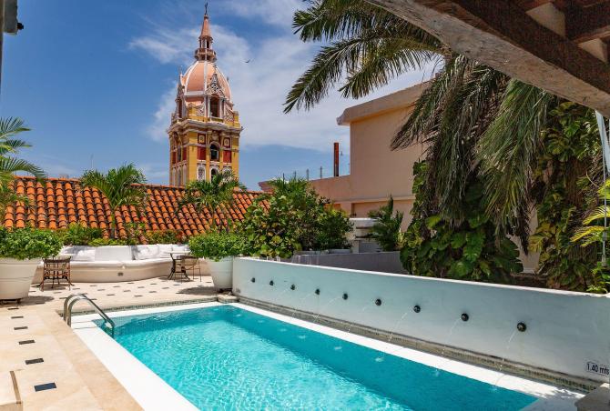 Car058 - Wonderful colonial house in Cartagena's Old City