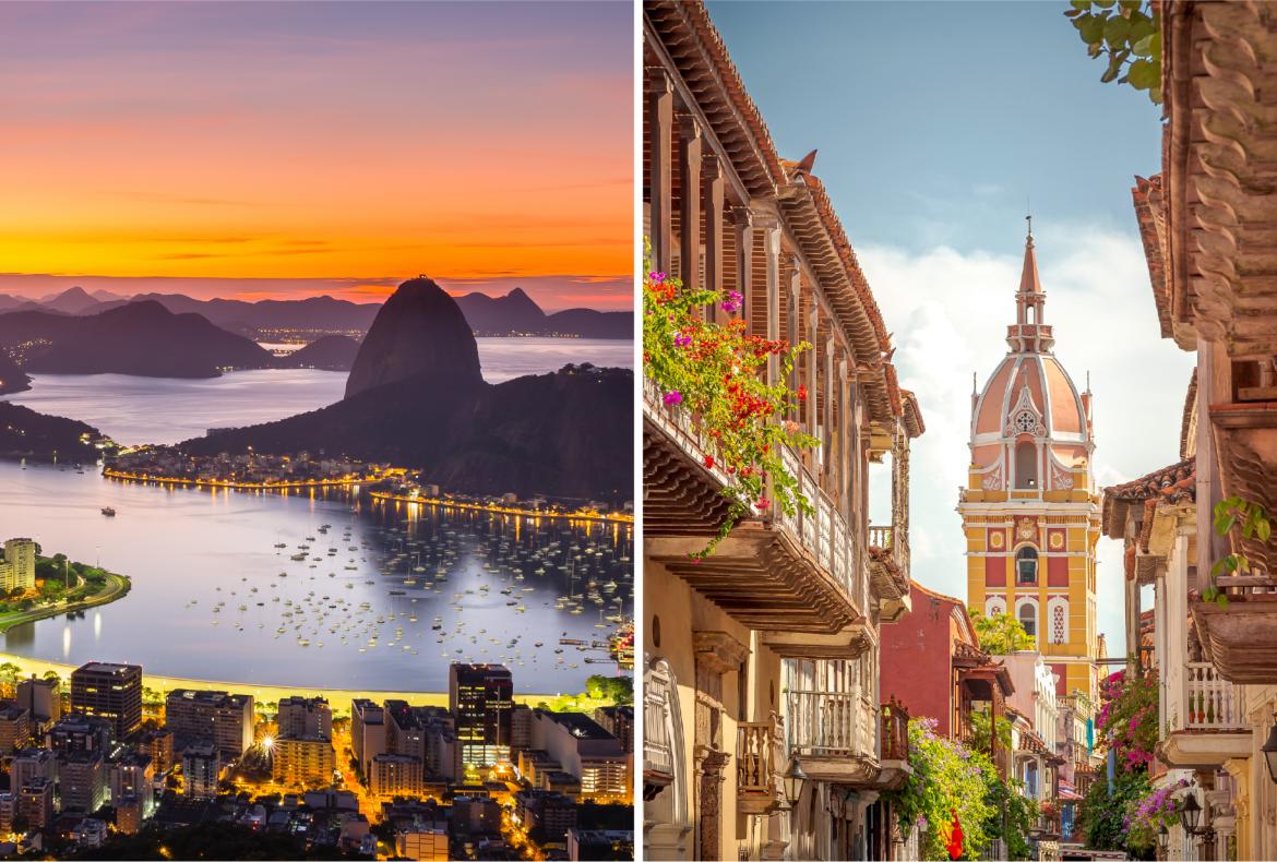 Latinoamérica al alcance: Nuevas rutas aéreas a Cartagena y Río