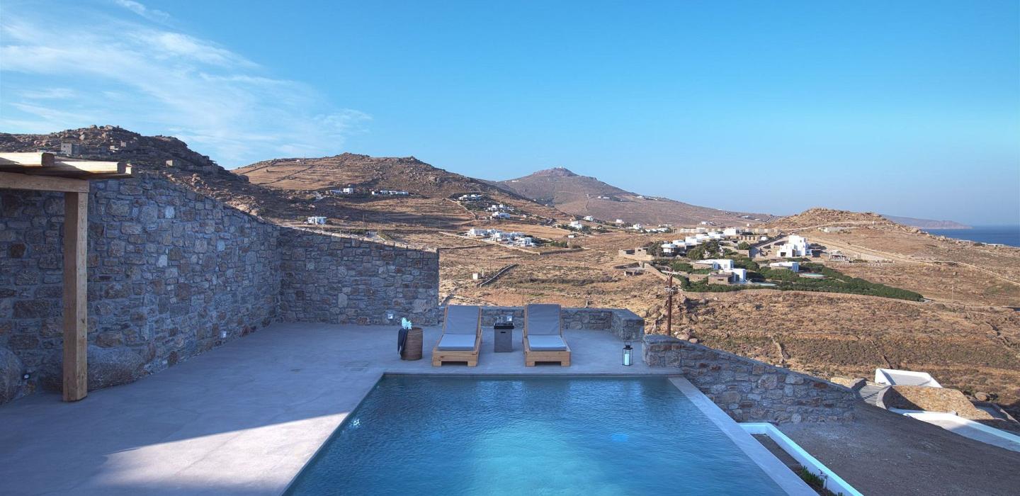 Cyc046 - Espléndida villa con vistas a la bahía de Kalafatis