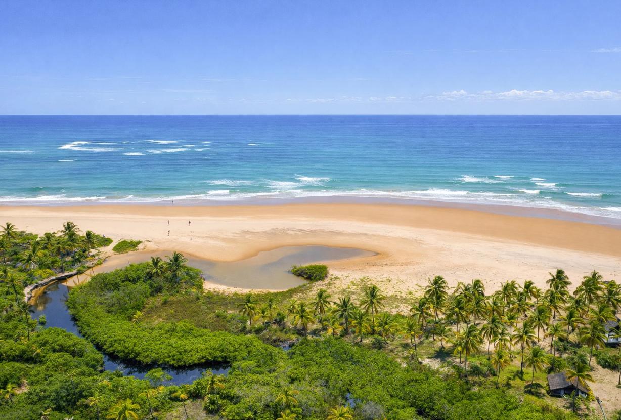 Bah751 - Terrain à vendre - Plage d’Algodões, Péninsule de Maraú