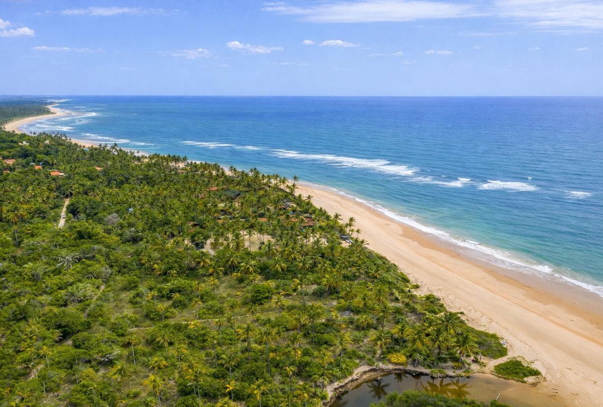 Bah751 - Terrain à vendre - Plage d’Algodões, Péninsule de Maraú