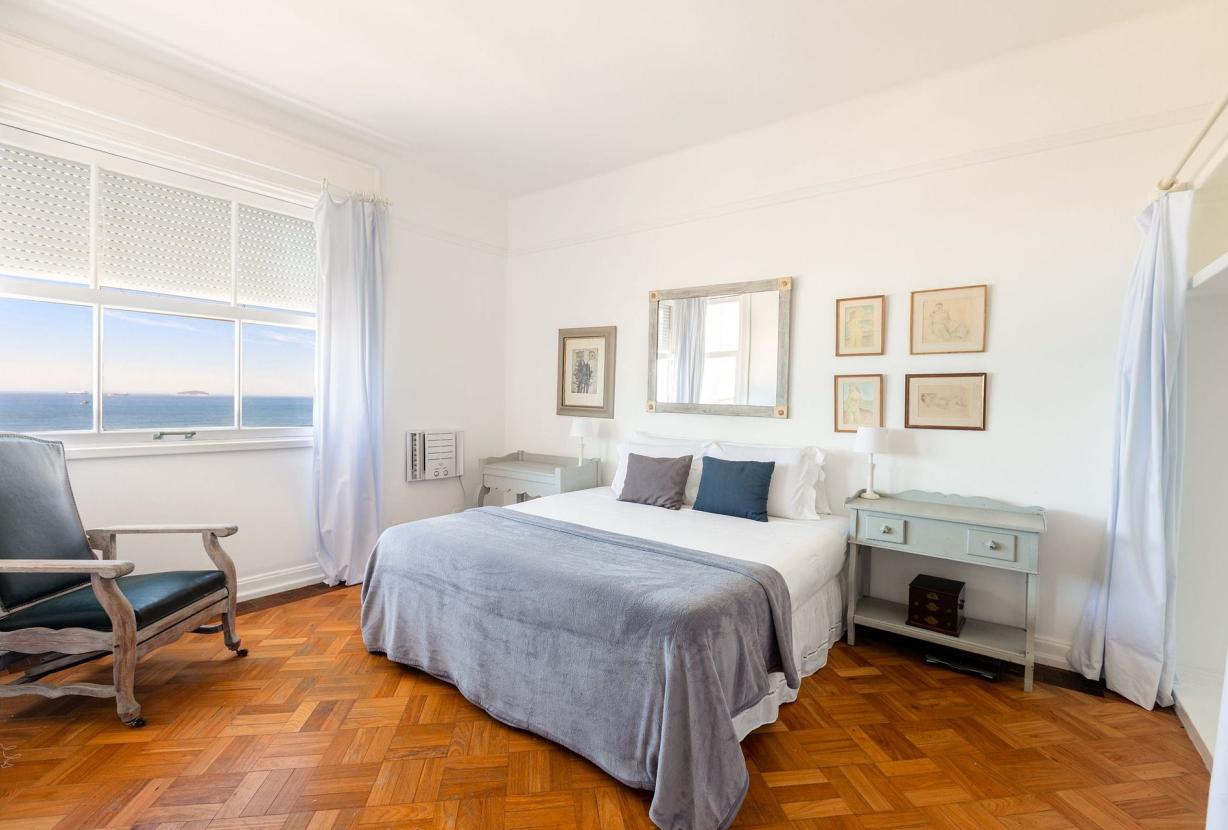 Rio122 - Bel appartement de 3 chambres avec vue sur la mer à Copacabana