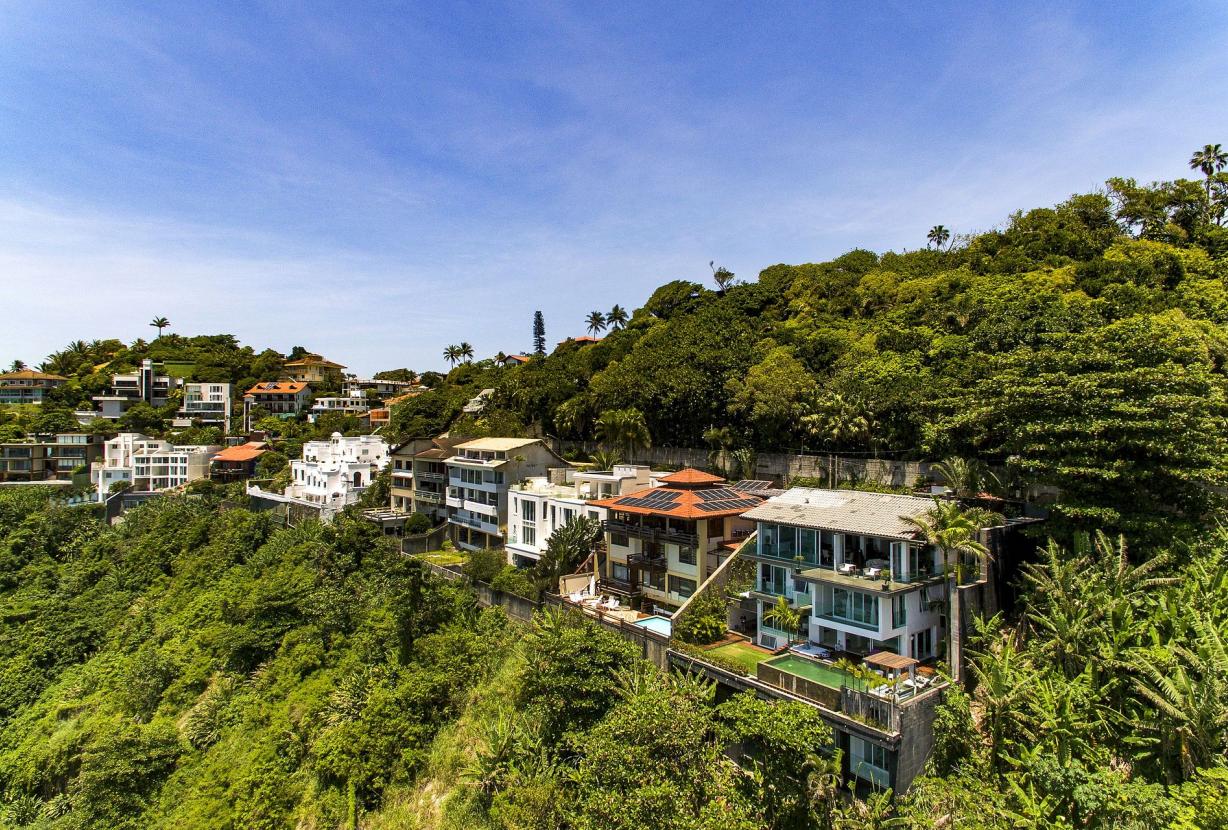 Rio033 - Belíssima mansão de luxo com piscina no Joa