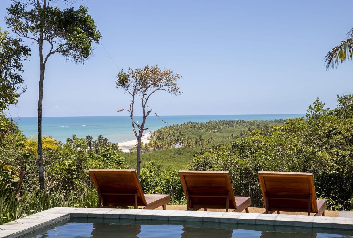 Bah014 - Villa con piscina y vista al mar en Trancoso