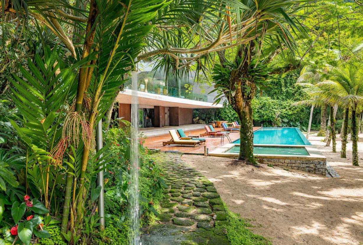Pty008 - Villa de lujo frente al mar en Paraty