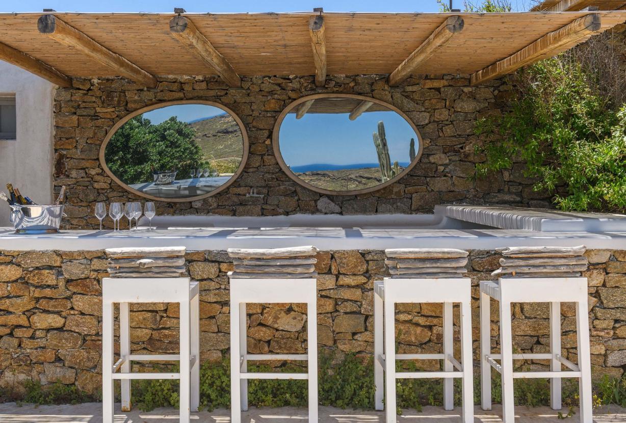 Cyc108 - Villa com vista para a praia em Mykonos