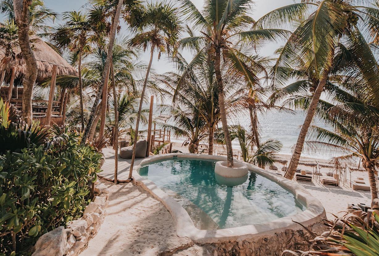 Tul055 - Villa paradisiaque en bord de mer à Tulum