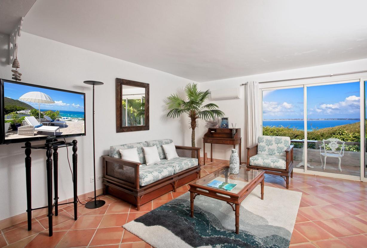 Sxm016 – Ocean-view estate with guest cottage in Anse Marcel