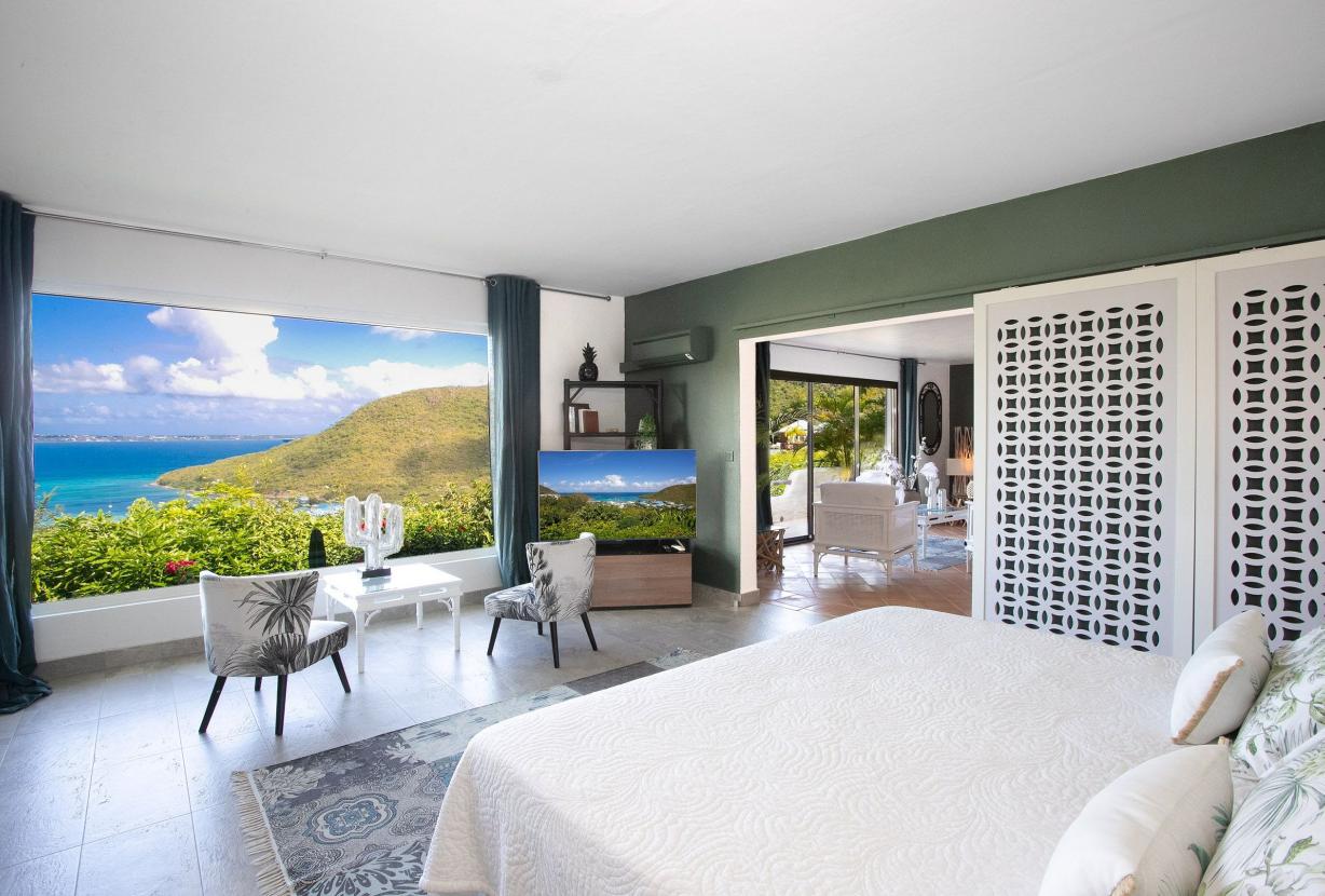 Sxm016 – Ocean-view estate with guest cottage in Anse Marcel