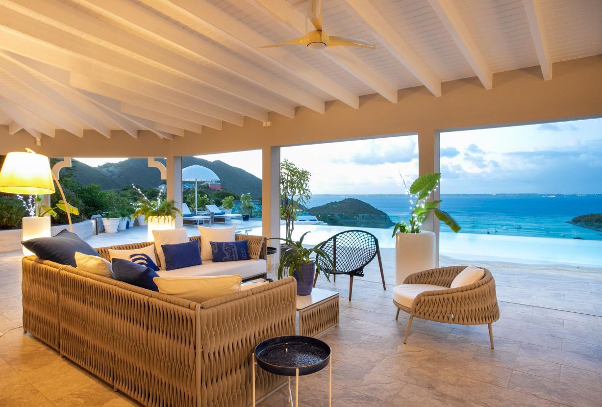 Sxm016 – Ocean-view estate with guest cottage in Anse Marcel
