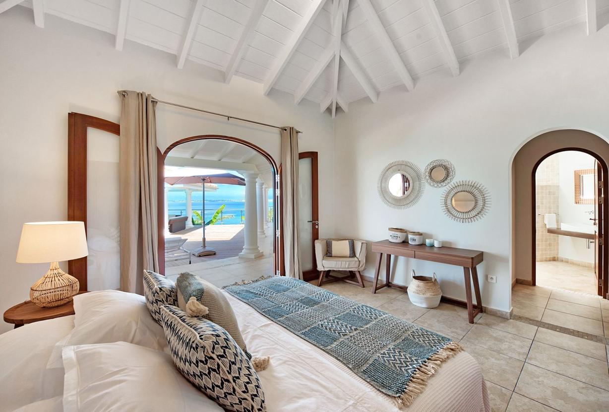 Sxm037 – Villa elegante com vista para o mar em Happy Bay