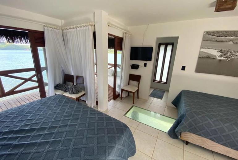 Bah400 - Beautiful island with a house and bungalows in Bahia