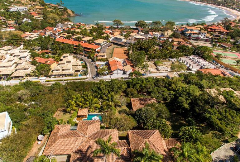 Buz055 - Charmosa villa de 5 suítes com vista em Geribá