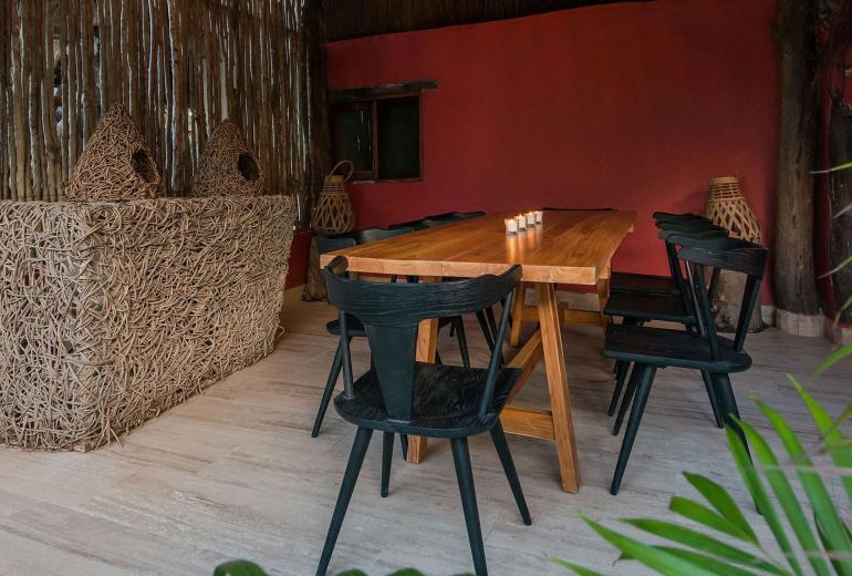 Tul037 - Splendid 3 bedroom bungalow with pool in Tulum
