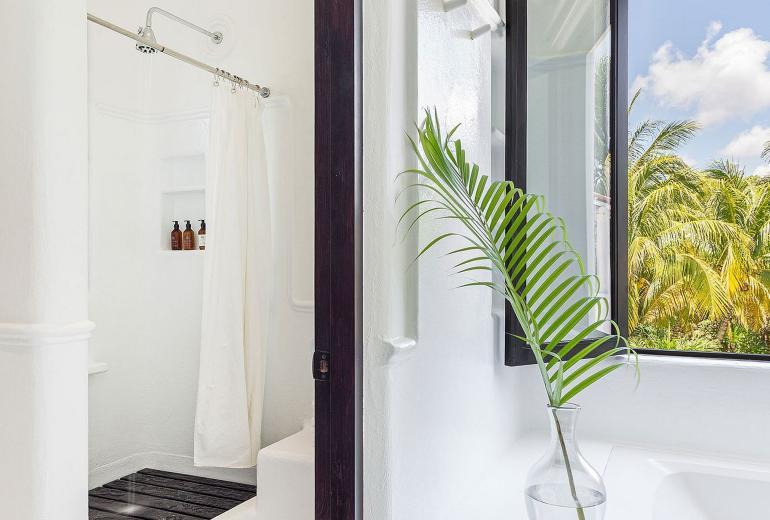 Pta005 - Linda casa tropical na beira da praia de Xpu-Ha