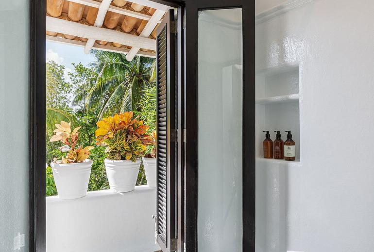 Pta005 - Linda casa tropical na beira da praia de Xpu-Ha