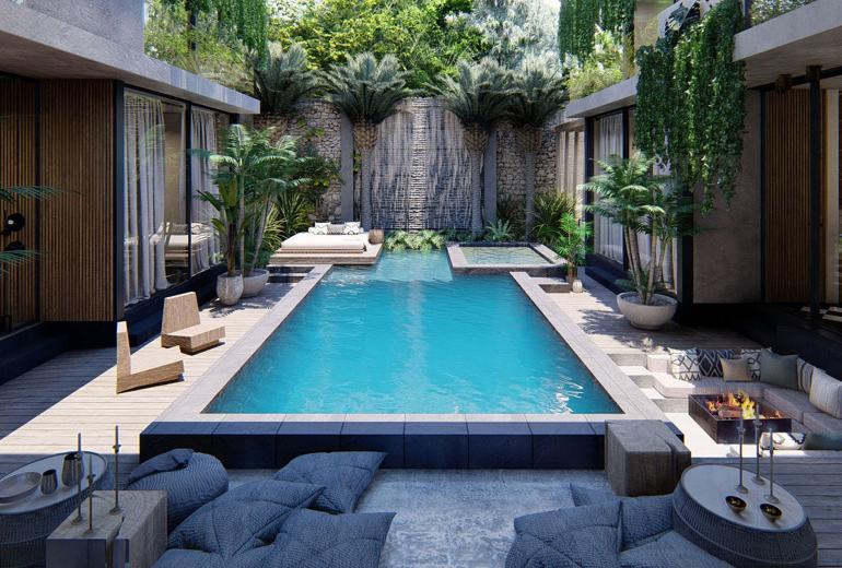 Tul042 - Superbe villa à Tulum avec piscine et home cinéma