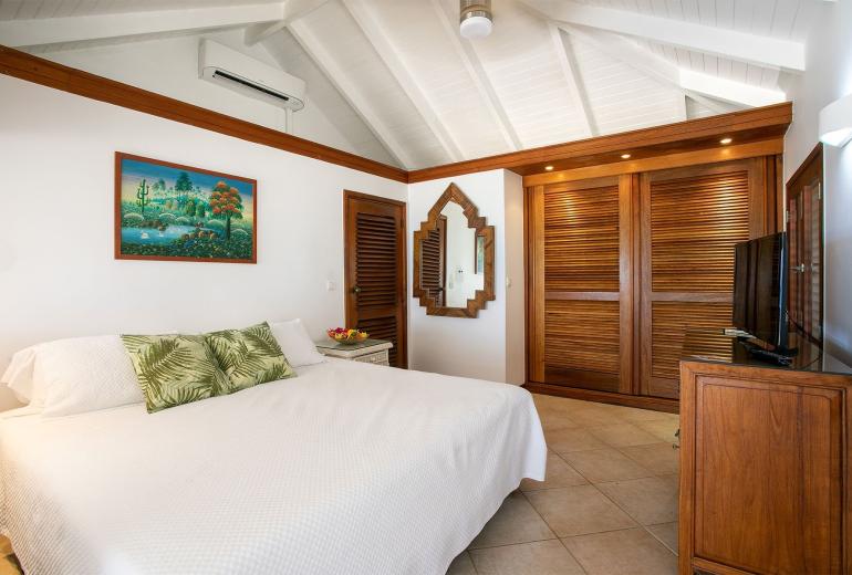 Sxm011 – Acogedora villa frente al mar en Baie Longue Beach
