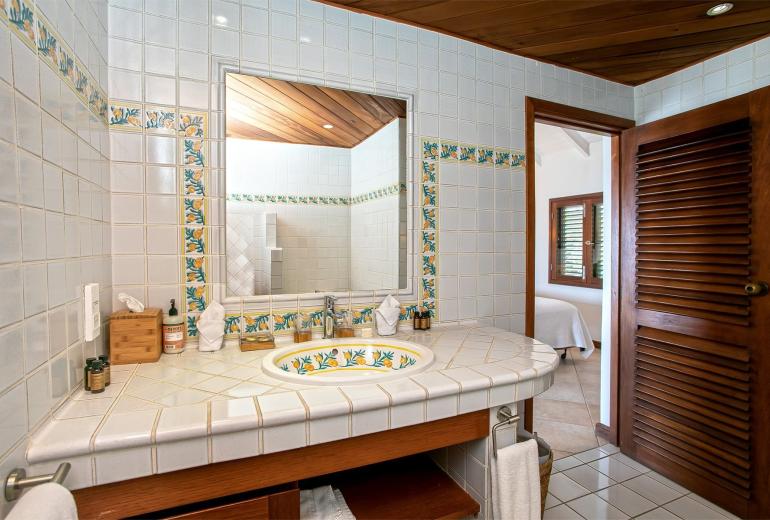 Sxm011 – Acogedora villa frente al mar en Baie Longue Beach