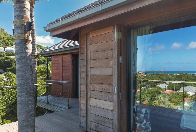 Stb004 – Villa contemporánea con vistas al mar en St. Jean