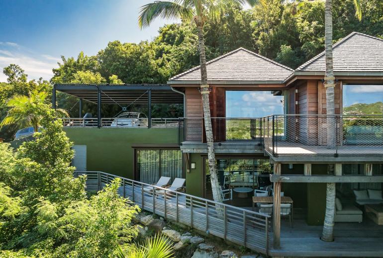 Stb004 – Villa contemporánea con vistas al mar en St. Jean