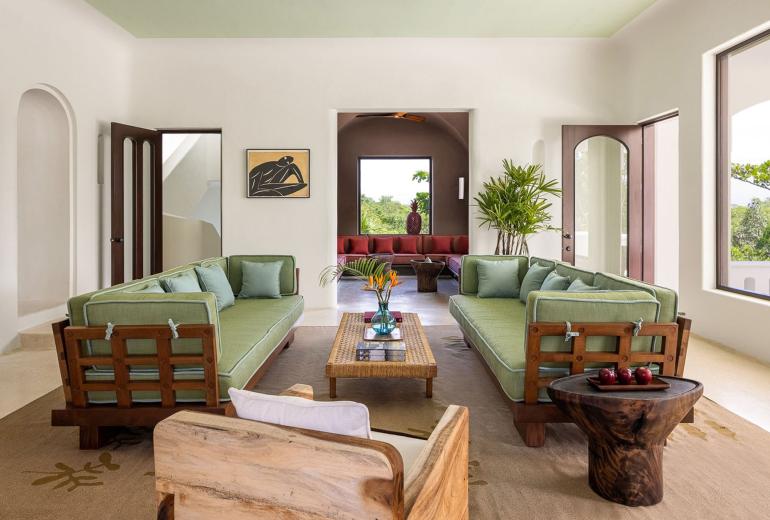 Xpu002 – Private beachfront villa with rooftop terraces in Xpu-Ha