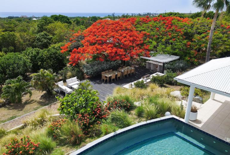 Sxm033 – Villa con vista al mar y piscina en Terres Basses