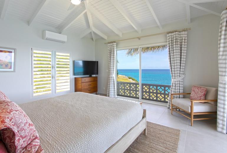 Sxm034 – Villa sobre acantilado con vista al mar en Terres Basses