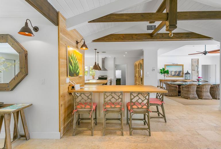 Bhs021 - Villa frente al agua con piscina privada en Great Exuma