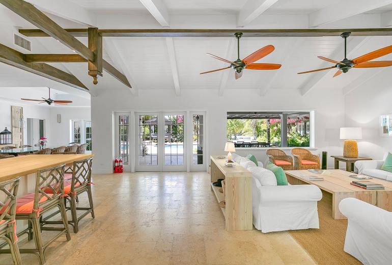 Bhs021 - Villa frente al agua con piscina privada en Great Exuma