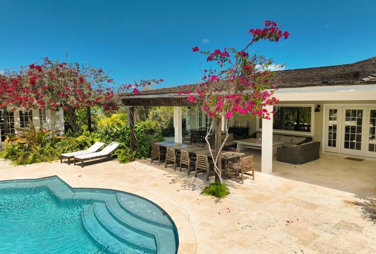 Bhs021 - Villa frente al agua con piscina privada en Great Exuma