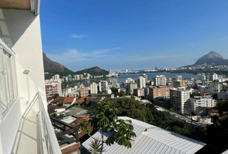 Rio297 - Casa com vista panorâmica no Jardim Botânico