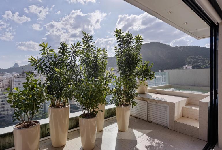 Rio001 - Penthouse à beira-mar com piscina privada em Copacabana