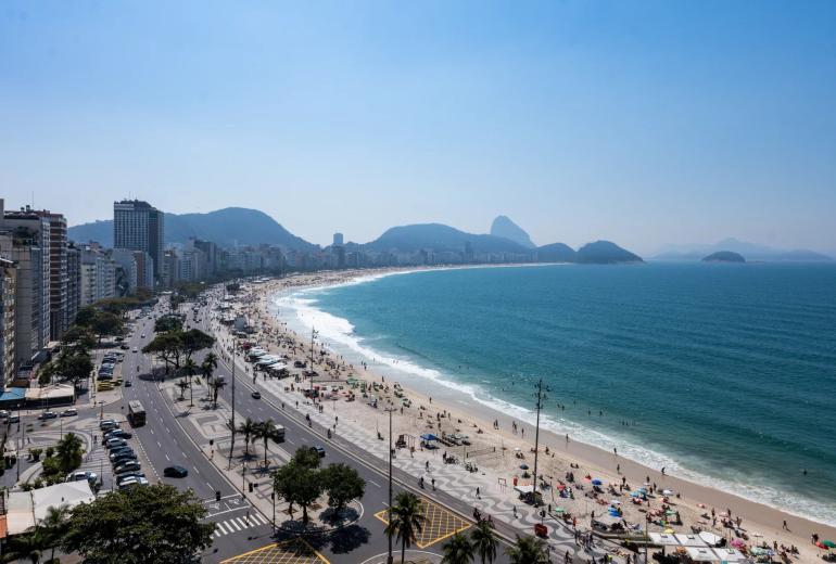 Rio419 - Ático Frente al Mar en Copacabana – Dúplex con Terraza Panorámica